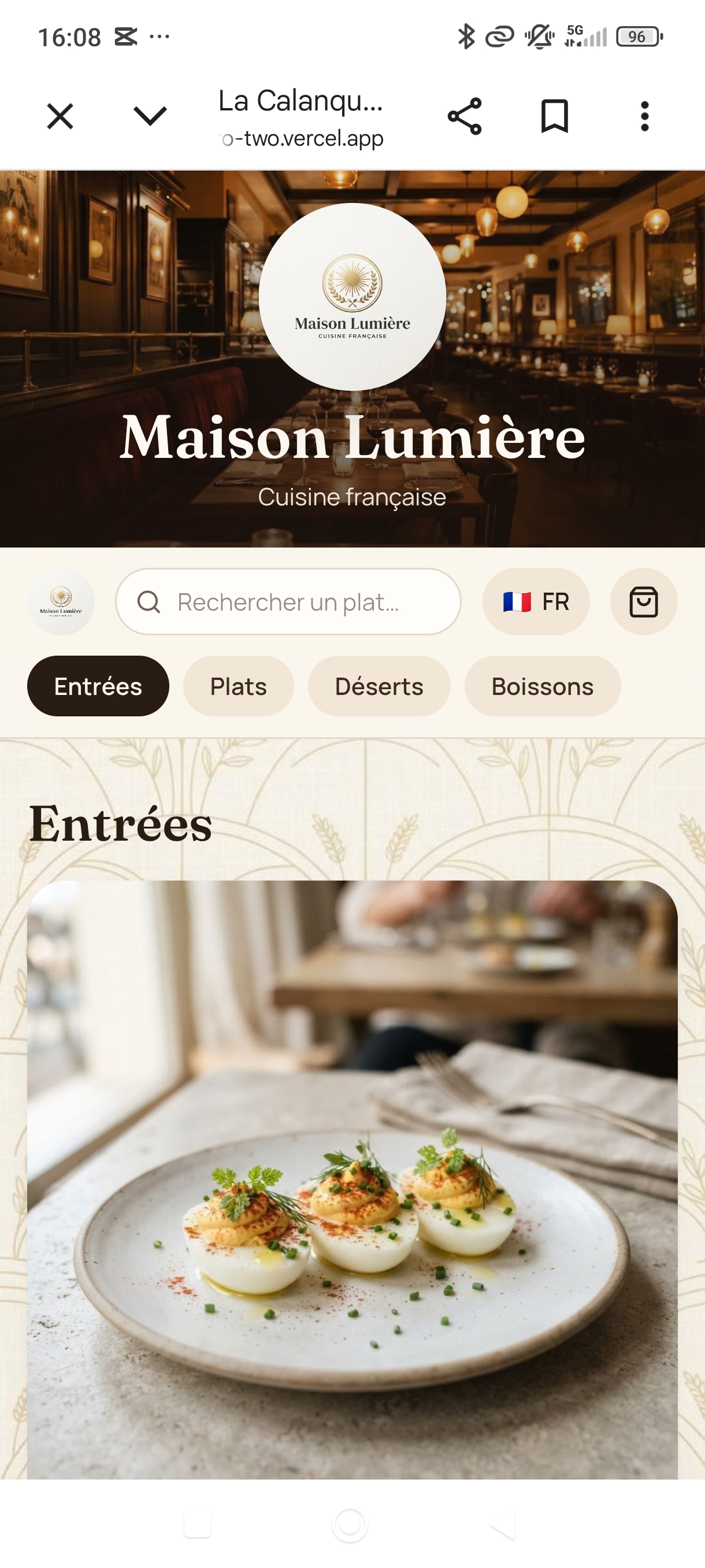 Menus Pro